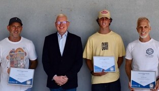 Kiama surf lifesavers honoured with Bravery Awards for Christmas Day rescue